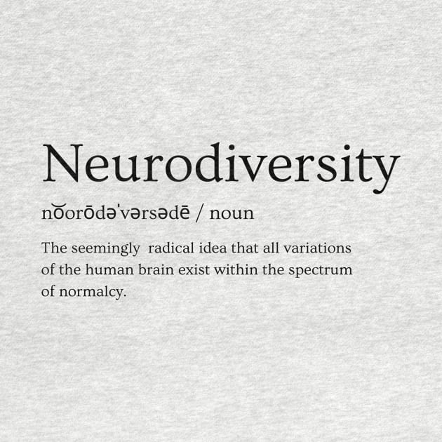 Neurodiversity defined by Divergent But Make It Fashion